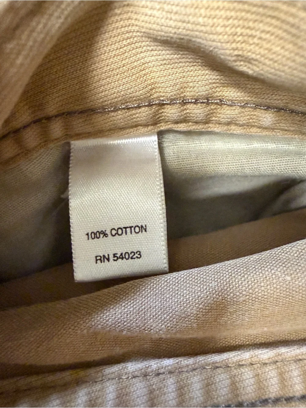 Banana Republic Mens Straight Fit Khaki Tan Jeans Uniform School Meeting 33x32
